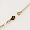 Secondhand Christian Dior CD Logo necklace Gold-plat and Faux Perle
