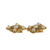 Secondhand Chanel Vintage CC Diamond Clip-On Earrings Metal and Imitation