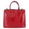 Prada Lux Open Tote Vernice Saffiano Leather