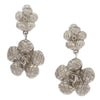 Secondhand Chanel Vintage CC Flower Clip-On Earrings