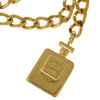 Chanel Vintage Perfume Bottle Charm Chain Belt Metal
