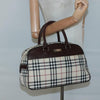 Secondhand Burberry Nova Check Bowling Bag