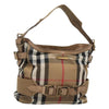 Secondhand Burberry Parsons Hobo House Check Canvas and