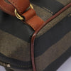 Fendi Pequin Front Pocket Backpack Coated Canvas