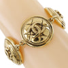 Secondhand Chanel Vintage CC Quilted Medallion Bracelet