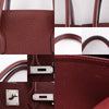Hermes Birkin Handbag Red Crinoline Taurillon Clémence