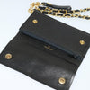 Chanel Classic Card Holder on Chain Wristlet Leather