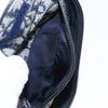 Christian Dior Saddle Zip Pouch Diorissimo Canvas
