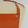 Salvatore Ferragamo Gancini Tote Canvas and Leather