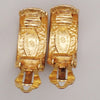 Secondhand Chanel Vintage Cut-Out Logo Ring Drop Clip-On Earrings