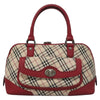 Secondhand Burberry Nova Check Handbag Nova Check Canvas and