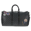 Secondhand Louis Vuitton Keepall Bandouliere Bag Limited Edition Damier Graphite LV League
