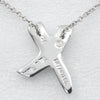 Tiffany & Co. Paloma Picasso Graffiti X Pendant Necklace Silver