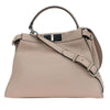 Fendi Peekaboo Bag Leather with Whipstitch Detail