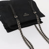 Prada Vintage Chain Shoulder Bag Tessuto