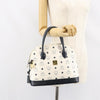 MCM Visetos Handbag Canvas and Leather
