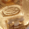 Chanel Vintage CC Round Button Clip-On Earrings Metal