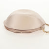 Chanel Camellia Round Clutch with Chain Satin