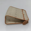 Christian Dior Vintage Honeycomb Zip Pouch Coated Canvas