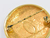 Secondhand Chanel CC Brooch Gold Plated Jewelry