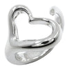 Tiffany & Co. Elsa Peretti Open Heart Ring Silver 925