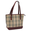 Secondhand Burberry Nova Check Tote Canvas and