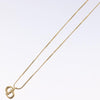 Secondhand Christian Dior CD Pendant Necklace Gold-plated