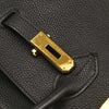 Hermes Birkin Handbag Black Togo with Gold Hardware