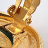 Secondhand Chanel Vintage CC Round Button Clip-On Earrings