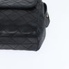 Chanel Vintage Front Pocket Shoulder Bag Quilted Lambskin