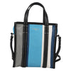 Balenciaga Bazar Convertible Tote Striped Leather