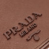 Prada Monochrome Chain Flap Bag Saffiano Leather