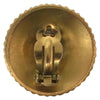 Chanel Vintage Round CC Clip-On Earrings Metal