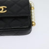 Chanel Pearl Strap CC Wallet on Chain Quilted Calfskin