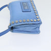 Secondhand Prada Etiquette Flap Bag Studded Tessuto
