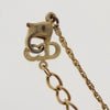 Secondhand Christian Dior CD Round Pendant Necklace