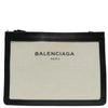 Secondhand Balenciaga Navy Pochette Canvas and
