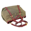 Secondhand Prada Logo Convertible Tote Canvas with