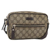 Gucci Front Zip Crossbody GG Canvas
