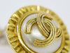 Secondhand Chanel CC Earring Metal with Resin and Faux