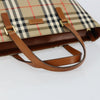 Burberry Nova Check Tote canvas check pattern