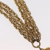 Secondhand Chanel CC Necklace Gold Metal Jewelry
