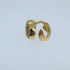 Secondhand Christian Dior CD Tribales Drop Clip On Earrings Metal with Faux Pearls