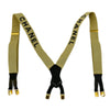 Secondhand Chanel Logo Suspenders Beige