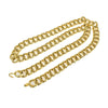 Secondhand Chanel CC Chunky Chain-Link Belt Gold-plated