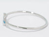 Secondhand Tiffany & Co. T Wire Bracelet 18K White Gold with Diamonds and