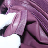 Secondhand Bvlgari Chandra Satchel Purple Leather Bags