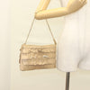 Chanel Ruffle Chain Pochette Lambskin