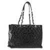 Secondhand Chanel Grand Shopping Tote Quilted Patent