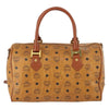 MCM Visetos logogramme Handbag Canvas and Leather